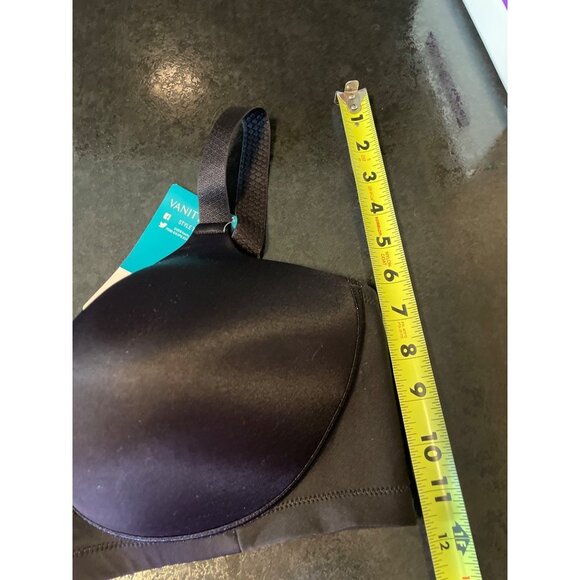 Vanity Fair NWT Black Full Figure Beauty Back Bra Sz 40DD - Picture 7 of 10